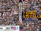 下着窃盗女性宅侵入撮 一人暮らし学生編