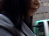 スーツが似合うOLさんにインタビューの協力をお願い！滲み出るエロオーラに思わずナマ中出し！